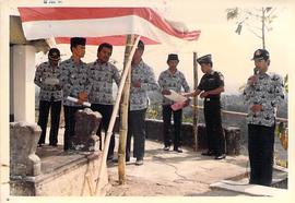 Bupati KDH Tingkat II dan Karyawan I makam Imogiri (Pajimatan) pada Hari jadi Kab. Bantul ke 160