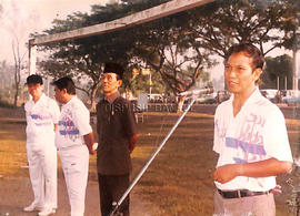 Bupati Kepala Daerah Tingkat II Bantul,  Sri Roso Sudarmo sedang Memberikan Pengarahan pada Acara...